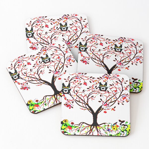 Item preview, Love tree owls designed and sold by The Green Faerie .