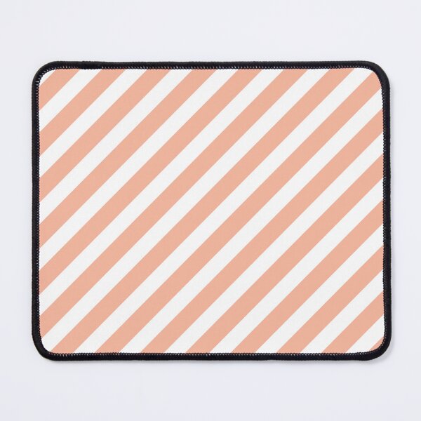 Item preview, White And Peach Diagonal Striped Pattern designed and sold by pattern-archive.
