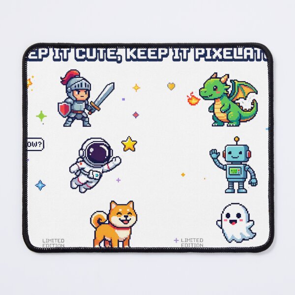 Item preview, A collection of cute pixelated stickers on a transparent background designed and sold by Creative88Art.