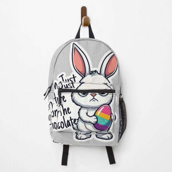 Item preview, Grumpy Easter Bunny I’m Just Here For The Chocolate designed and sold by PixelVibe782.