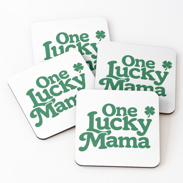 Item preview, One Lucky Mama,funny Patrick's Day  designed and sold by CloudyPress.