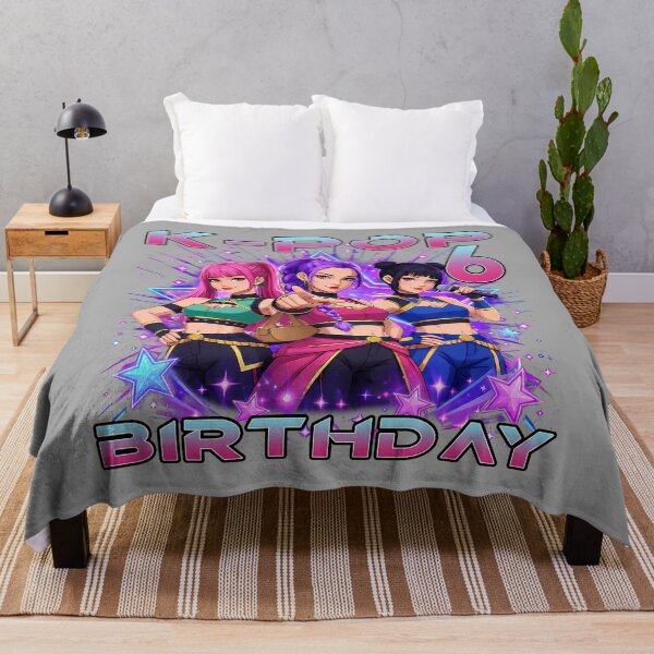 Item preview, 6th Birthday 6 Year Old Music Birthday Kpop  designed and sold by KathieFaugh.