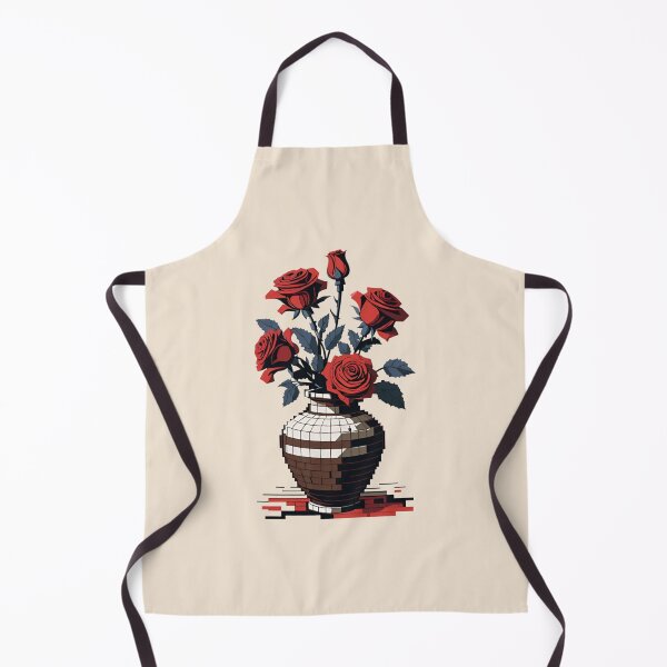 Item preview, Dark Gothic Roses in Mosaic Vase Illustration designed and sold by AlxVel.
