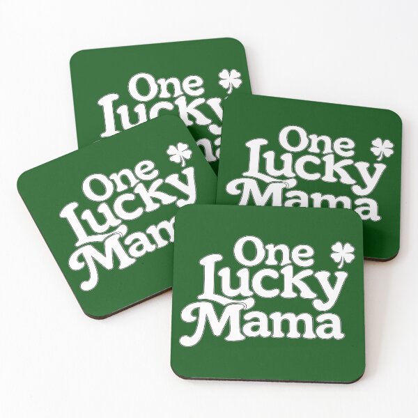 Item preview, One Lucky Mama,funny Patrick's Day  designed and sold by CloudyPress.