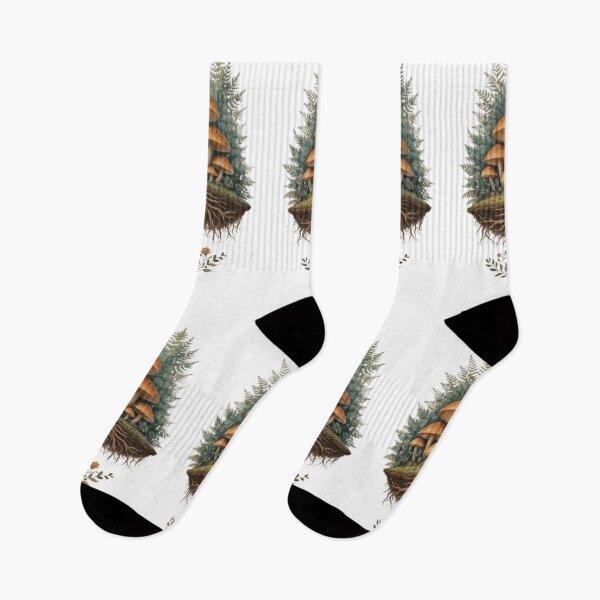 Item preview, Let Your Roots Grow Deep – Vintage Mushroom Forest Illustration | Cottagecore Nature Quote | Botanical Aesthetic Graphic Tee designed and sold by GloboStyle Design .