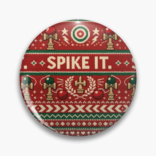 Item preview, "Spike It." Kendama knitting pattern design for collectors and players designed and sold by Mauswohn.