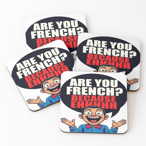 Item preview, Funny Pickup Line T-Shirt – “Are You French? Because Ehhhh” Joke Shirt | Cute Humor Graphic Tee designed and sold by Sushikidsntod.