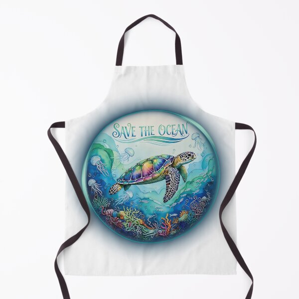 Item preview, Save the Ocean | Turtle designed and sold by OrchidDrift.