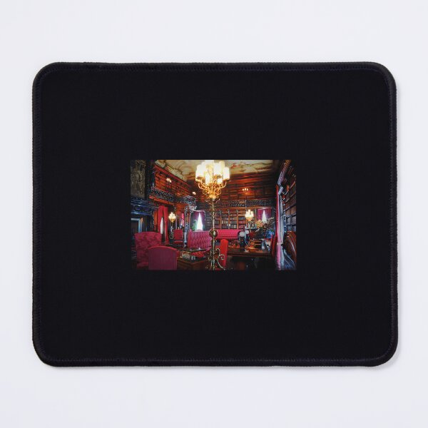 Item preview, Grand Antique Red Library Interior Art designed and sold by vppmwwwf26.