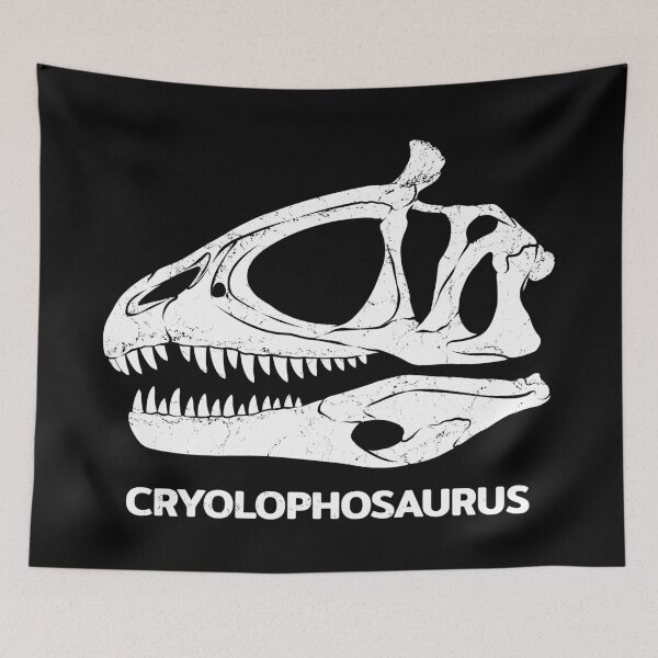 Item preview, Cryolophosaurus skull fossil designed and sold by NicGrayGraphic.