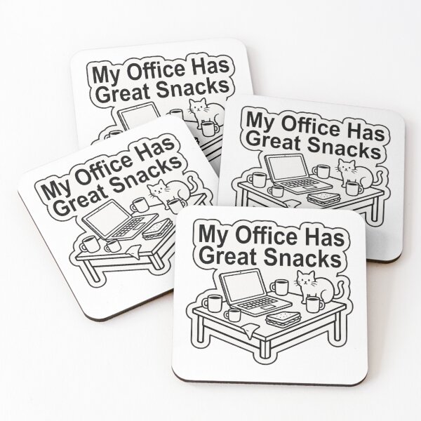 Item preview, My Office Has Great Snacks Funny Work From Home Cat Humor designed and sold by ZYNORAworld.