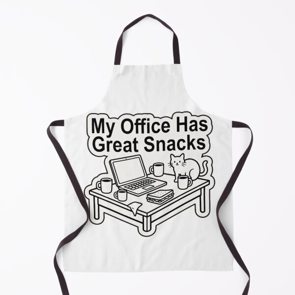 Item preview, My Office Has Great Snacks Funny Work From Home Cat Humor designed and sold by ZYNORAworld.