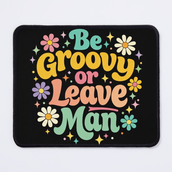 Item preview, Retro 70s Groovy Typography Hippie Flower Power Pastel Vintage Design designed and sold by craftedd.