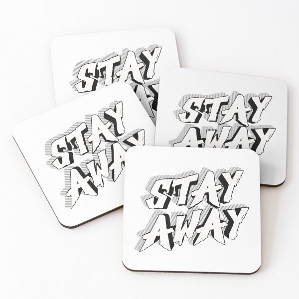 Item preview, Stay Away - Gritty Distressed Streetwear Typography designed and sold by InkStation24.