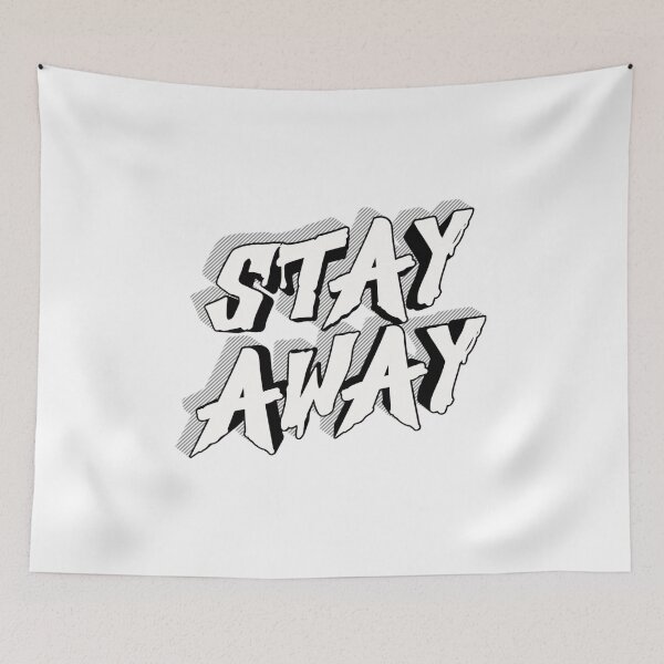 Item preview, Stay Away - Gritty Distressed Streetwear Typography designed and sold by InkStation24.