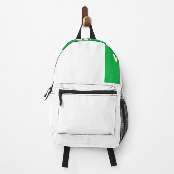 Item preview, Minimalist Distressed Vegan Leaf Sticker - Green & White designed and sold by lalit0767.