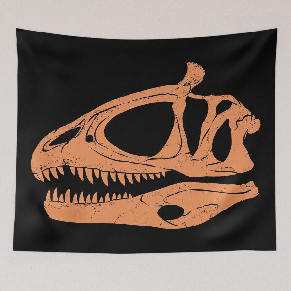 Item preview, Cryolophosaurus skull fossil designed and sold by NicGrayGraphic.