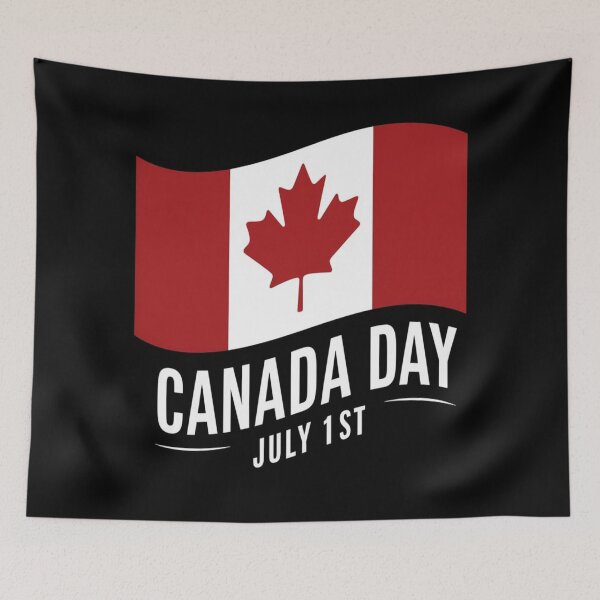 Item preview, Canada Day July 1st – Waving Canadian Flag Maple Leaf Patriotic Canada Design designed and sold by Globalcitytees.