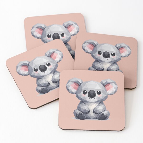 Item preview, Cute Low Poly Geometric Koala Illustration designed and sold by AndreBarnard.