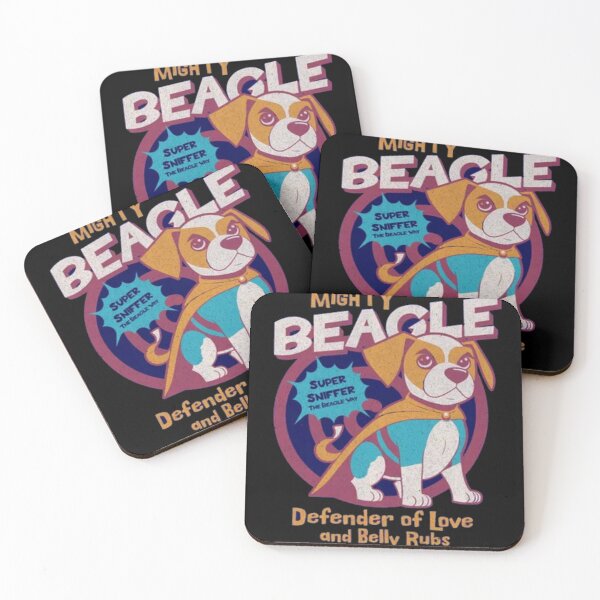 Item preview, Mighty Beagle Superhero - Defender of Love and Belly Rubs designed and sold by GenZFashion000.