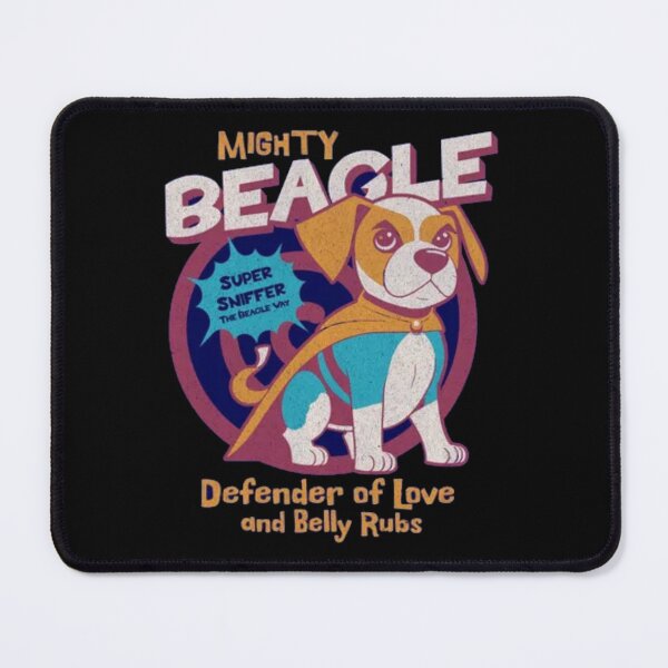 Item preview, Mighty Beagle Superhero - Defender of Love and Belly Rubs designed and sold by GenZFashion000.