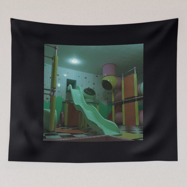 Item preview, Liminal Space Nostalgic Indoor Playground designed and sold by vppmwwwf26.