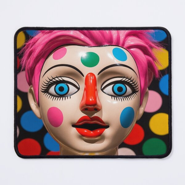 Item preview, Pop art lady with pink hair designed and sold by GasconyPassion.