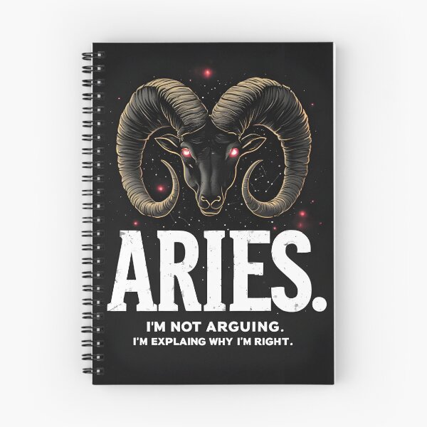 Item preview, Funny Aries Zodiac Gift I'm Explaining Why I'm Right designed and sold by owi-art.