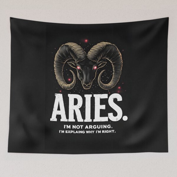 Item preview, Funny Aries Zodiac Gift I'm Explaining Why I'm Right designed and sold by owi-art.