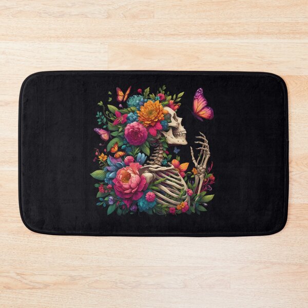 Item preview, Gothic Floral Skeleton Bones And Botany Art designed and sold by vppmwwwf26.
