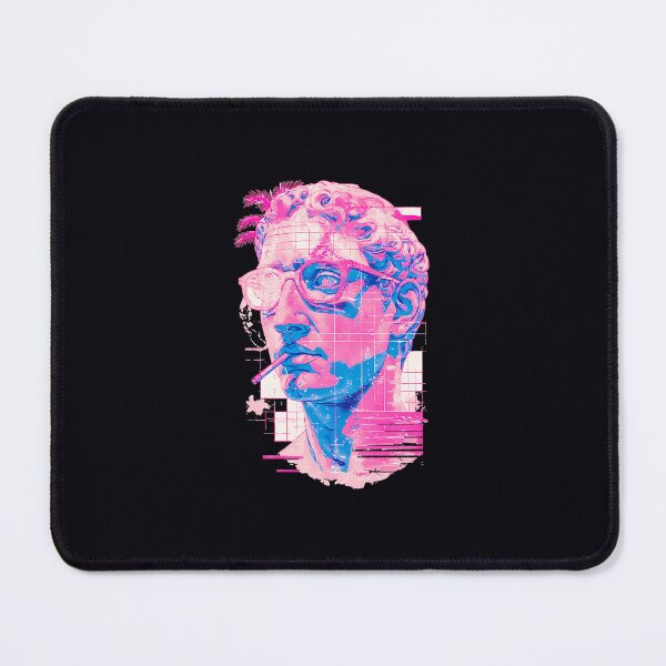 Item preview, Glitched Smoking Greek Statue Vaporwave Art designed and sold by vppmwwwf26.