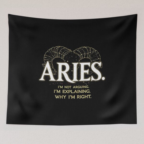 Item preview, Funny Aries Zodiac Gift I'm Explaining Why I'm Right designed and sold by owi-art.