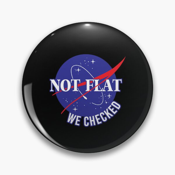Item preview, Nasa Not Flat We Checked designed and sold by MERKSAM.