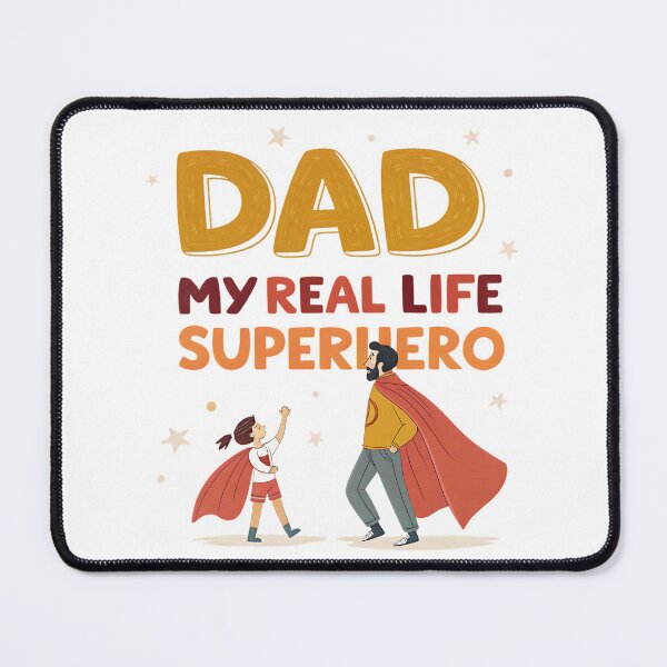 Item preview, Dad My Real Life Superhero designed and sold by Neural-canvas.