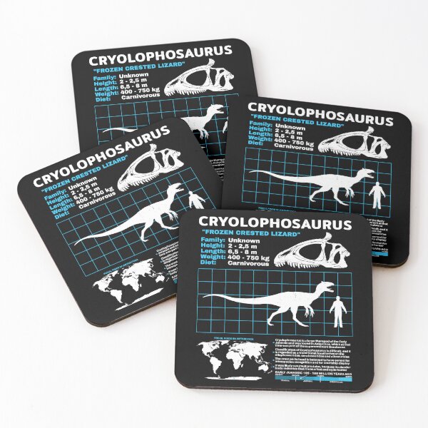 Item preview, Cryolophosaurus Fact Sheet designed and sold by NicGrayGraphic.