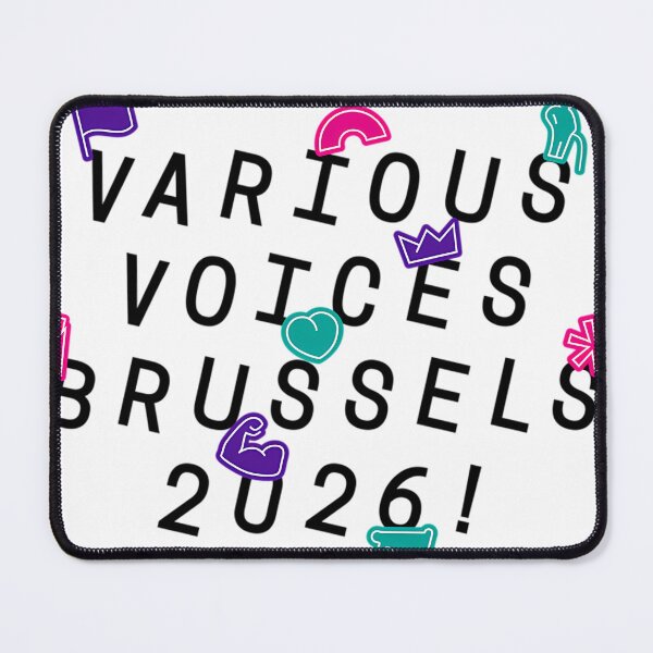 Item preview, Various Voices 2026 (Logo) designed and sold by MrsBobbStiede.