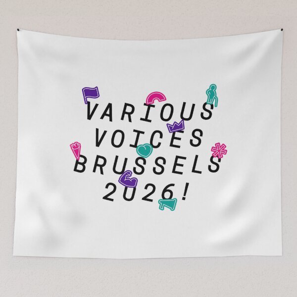 Item preview, Various Voices 2026 (Logo) designed and sold by MrsBobbStiede.