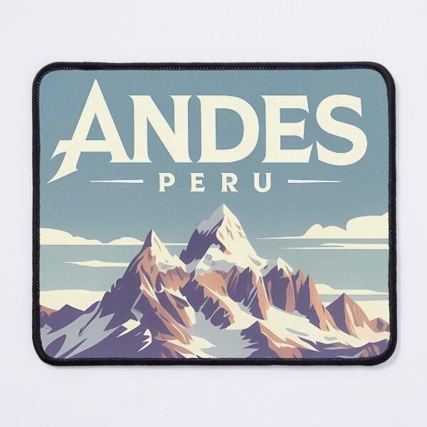 Item preview, Andes Peru Mountain Peaks Travel Art designed and sold by Atlas Poster Co..