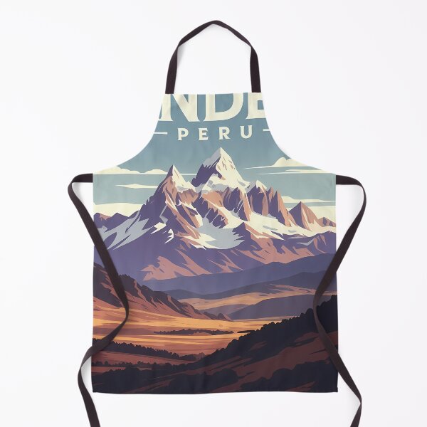 Item preview, Andes Peru Mountain Peaks Travel Art designed and sold by Atlas Poster Co..