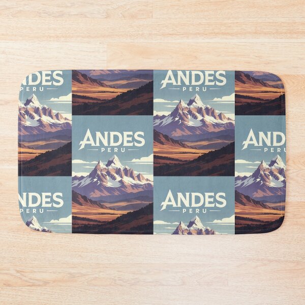 Item preview, Andes Peru Mountain Peaks Travel Art designed and sold by Atlas Poster Co..