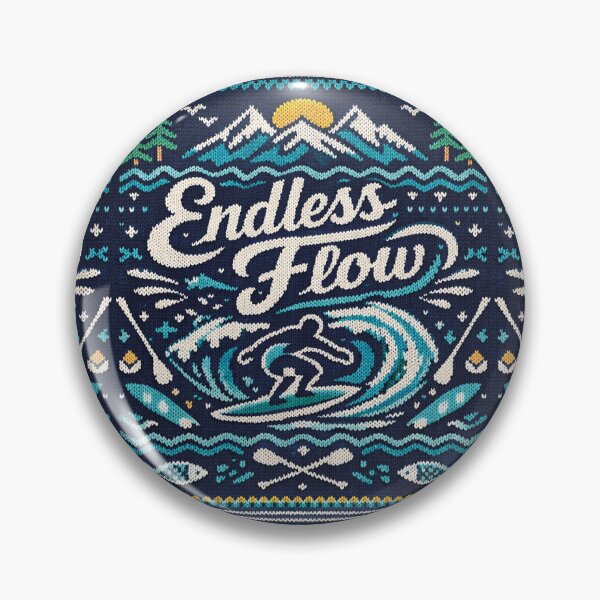 Item preview, Endless Flow – Relaxing Surfing and Stand Up Paddling Knitting Pattern designed and sold by Mauswohn.