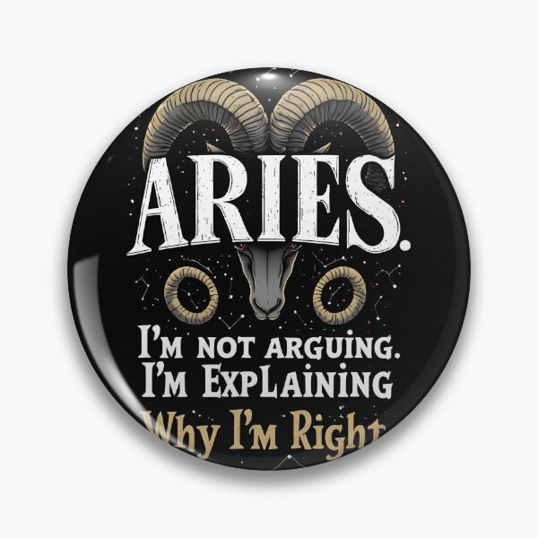 Item preview, Funny Aries Zodiac Gift I'm Explaining Why I'm Right designed and sold by owi-art.