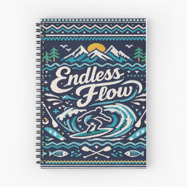 Item preview, Endless Flow – Relaxing Surfing and Stand Up Paddling Knitting Pattern designed and sold by Mauswohn.