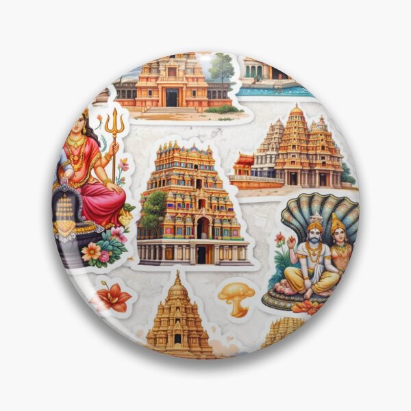 Item preview, Sacred Hindu Temples Sticker Bundle designed and sold by waghrahul9975.
