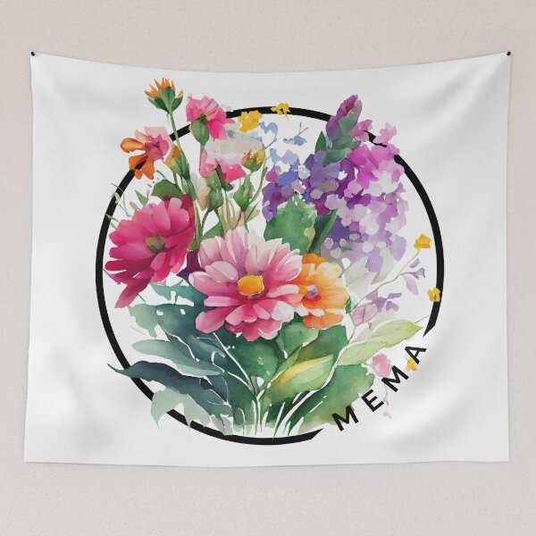Item preview, MeMa WaterColor Floral Flower Bouquet designed and sold by AussieMomma.