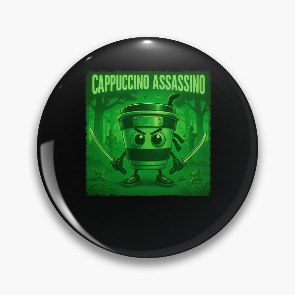 Item preview, Cappuccino Assassino Coffee Lovers Italian Brainrot Meme designed and sold by ge0rge0.