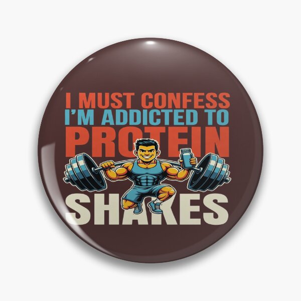 Item preview, Funny Gym T-Shirt – I Must Confess I’m Addicted to Protein Shakes | Bodybuilding Workout Humor Graphic Tee designed and sold by Sushikidsntod.