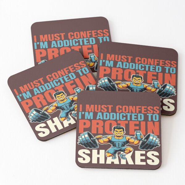 Item preview, Funny Gym T-Shirt – I Must Confess I’m Addicted to Protein Shakes | Bodybuilding Workout Humor Graphic Tee designed and sold by Sushikidsntoddlers.