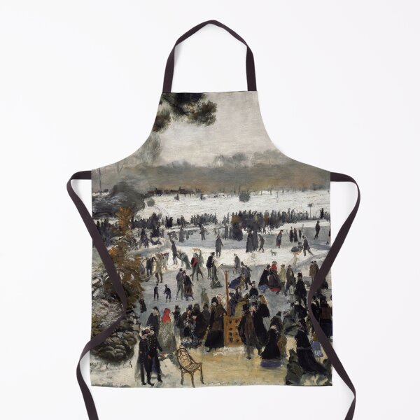 Item preview, Skaters by Pierre-Auguste Renoir: Winter Impressionist Fine Art Poster designed and sold by artofuniverse.