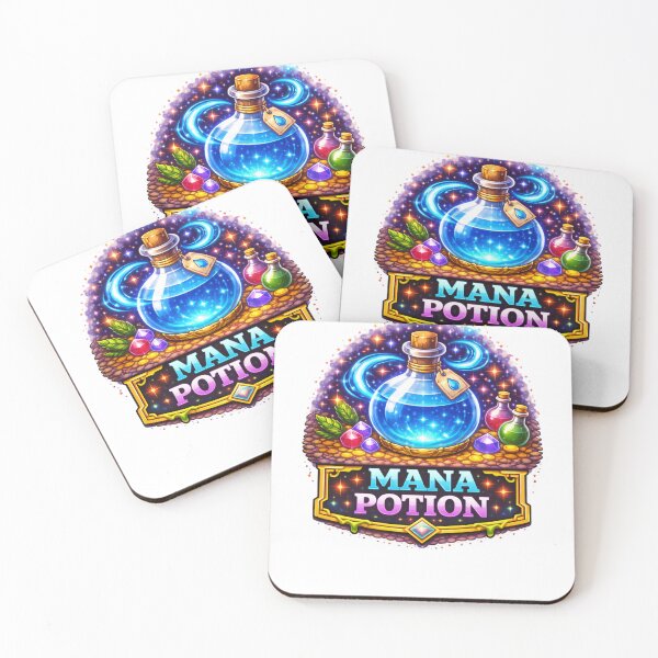 Item preview, Mana Potion Retro Pixel RPG Gamer Design designed and sold by PixelForge24.